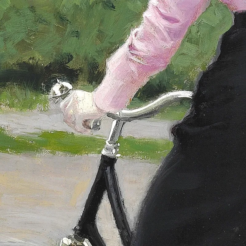 Durante Un Giro In Bicicletta In Una Giornata Estiva Paul Fischer
