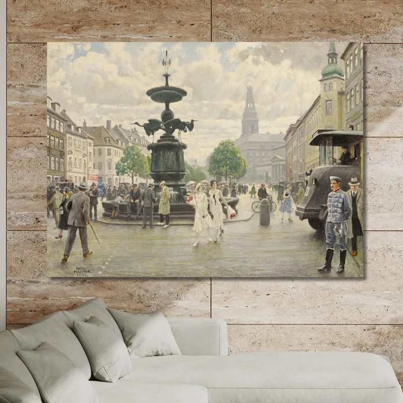 La Vivace Piazza Amager Di Copenaghen Paul Fischer