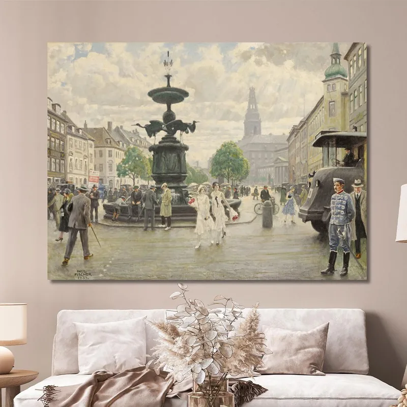 La Vivace Piazza Amager Di Copenaghen Paul Fischer