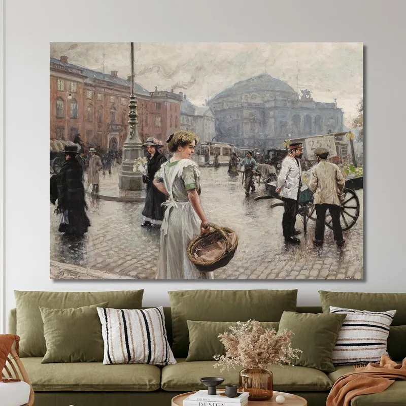 Kongens Nytorv Con Tiendas Musse Paul Fischer