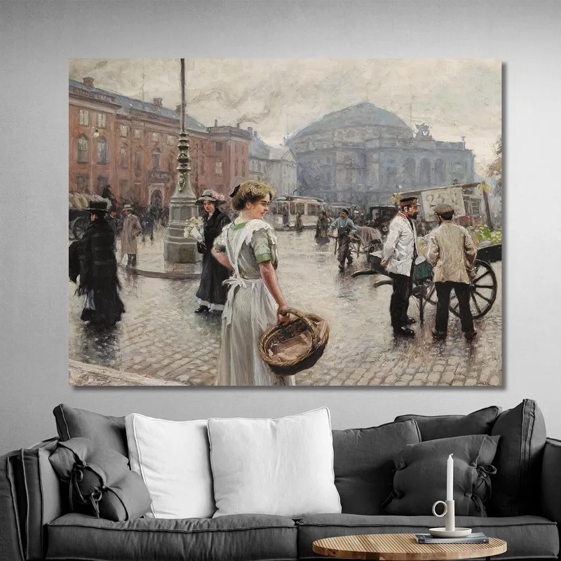 Kongens Nytorv Con Tiendas Musse Paul Fischer