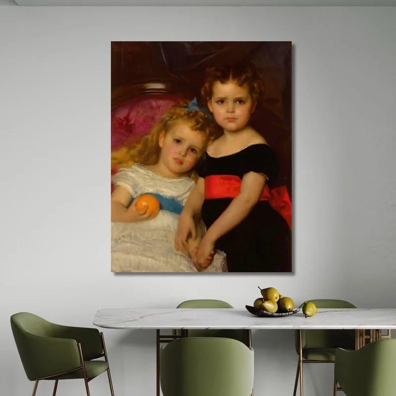 Porträt Der Beiden Schwestern Alexandre Cabanel