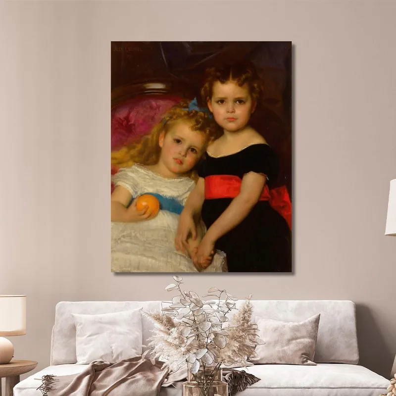 Porträt Der Beiden Schwestern Alexandre Cabanel