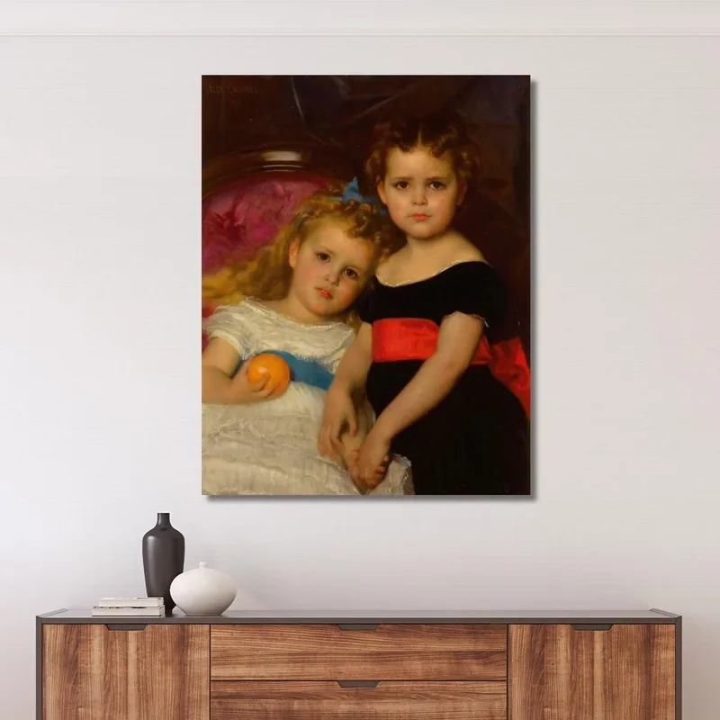 Porträt Der Beiden Schwestern Alexandre Cabanel