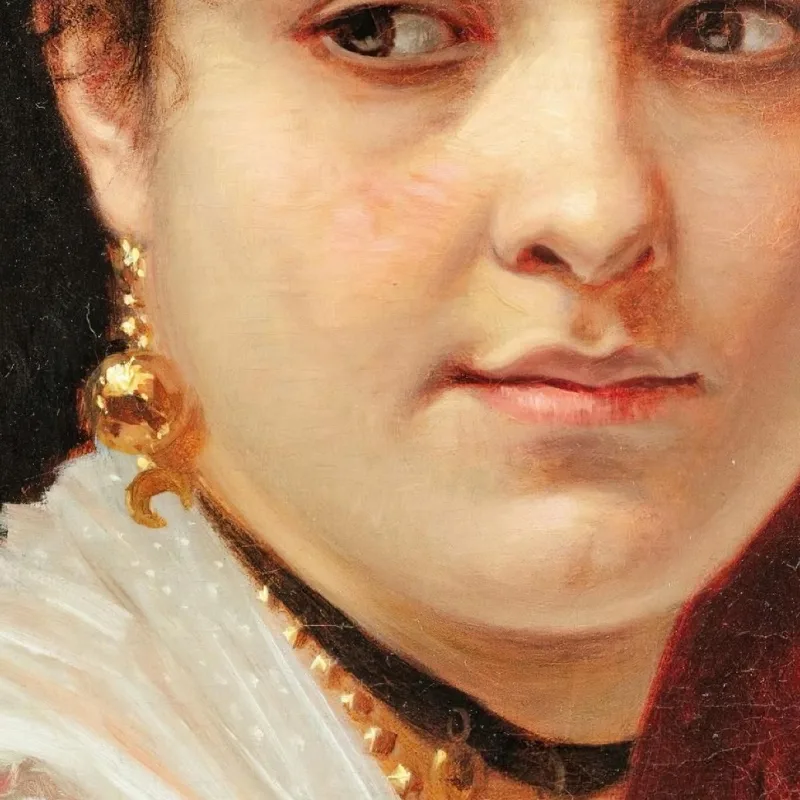 Porträt Einer Jungen Italienerin Alexandre Cabanel