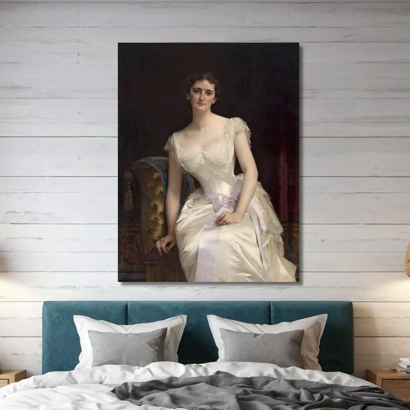 Ritratto Di Mary Victoria Leiter La Successiva Lady Curzon Di Kedleston Viceregina Dell'India Alexandre Cabanel quadro stampa s