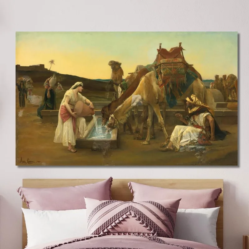 Rebekka Und Elieser Alexandre Cabanel