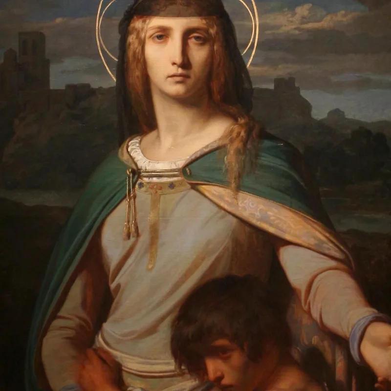 Santa Monica In Un Paesaggio Alexandre Cabanel