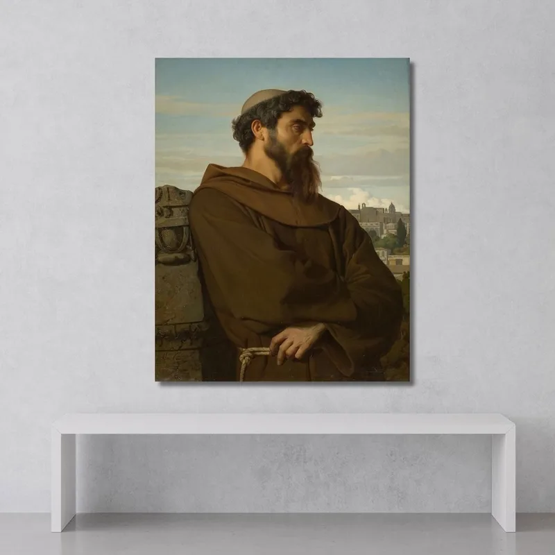 Un Giovane Pensatore Monaco Romano Alexandre Cabanel