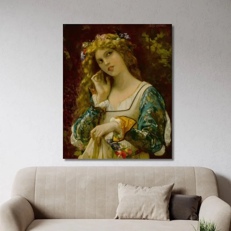 Ascoltando La Voce Dell'Eco Alexandre Cabanel quadro stampa su tela