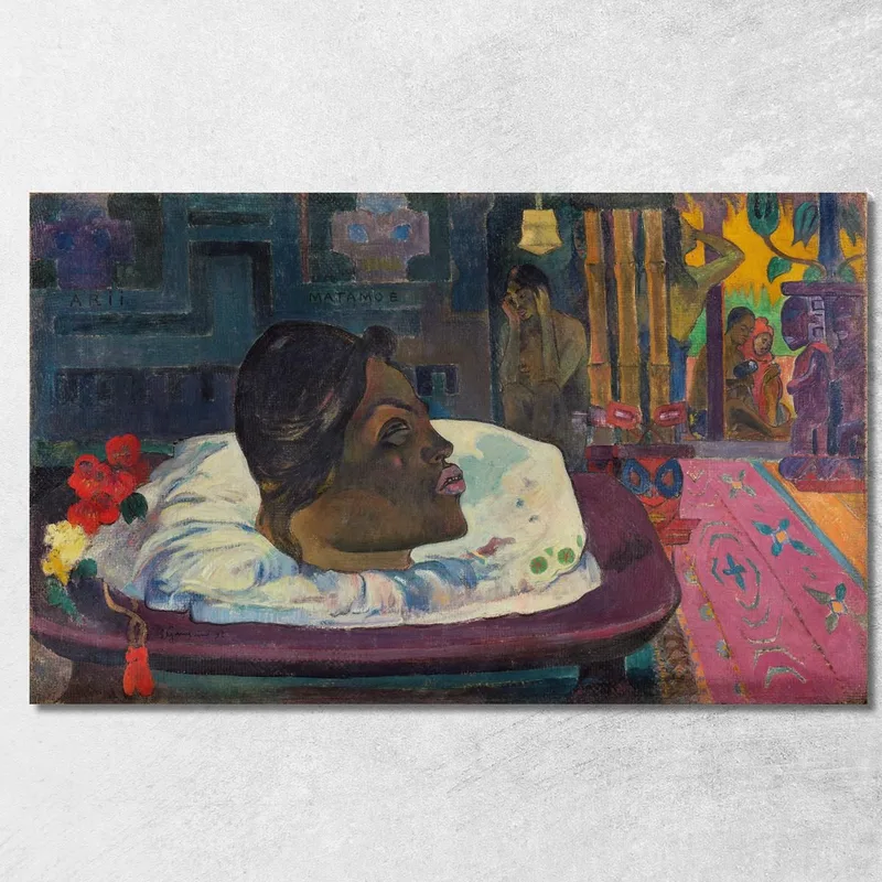 Arii Matamoe La Fin Royale Paul Gauguin tableau impression sur toile