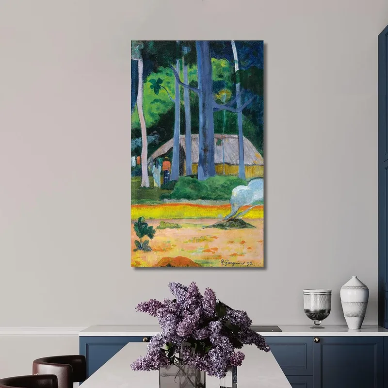 Cabina Sotto Gli Alberi Paul Gauguin