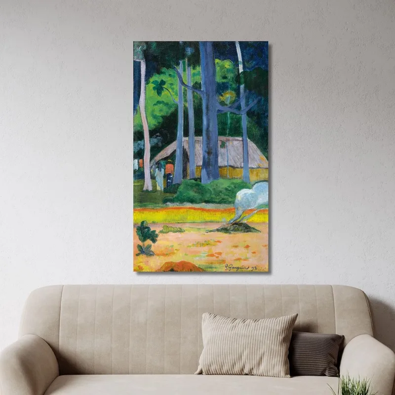 Cabina Sotto Gli Alberi Paul Gauguin
