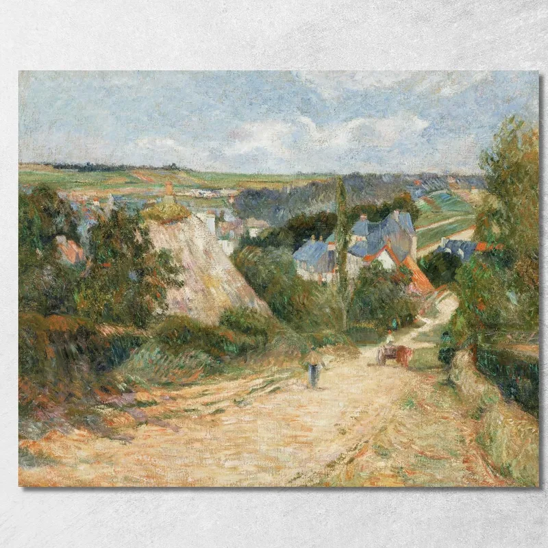 Entrée Du Village D'Osny Paul Gauguin tableau impression sur toile