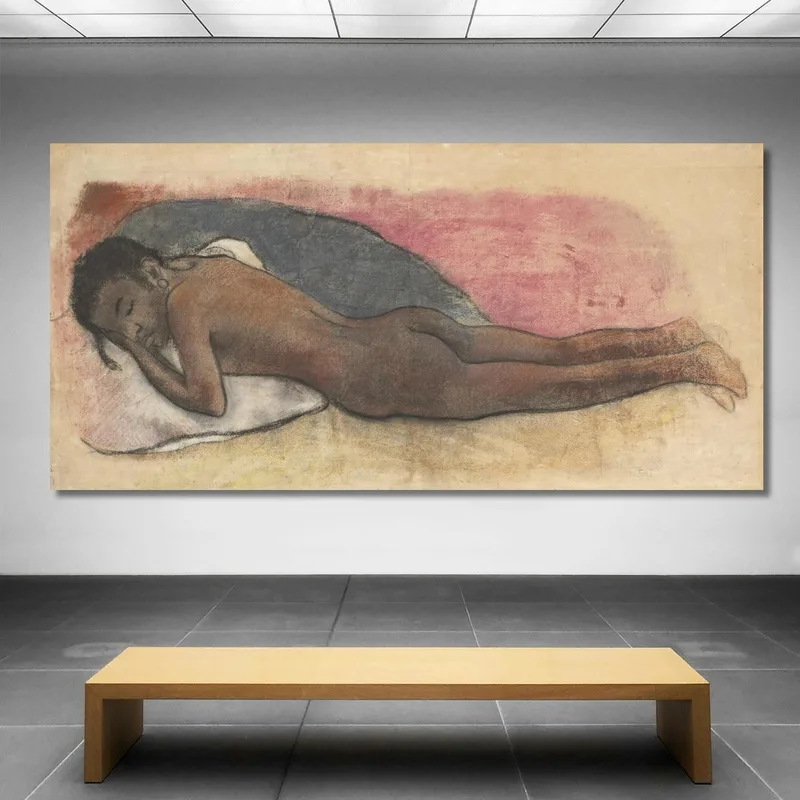 Reclining Nude Recto Paul Gauguin