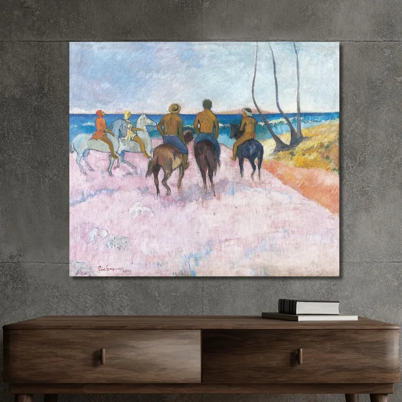 Cavaliers Sur La Plage I Paul Gauguin