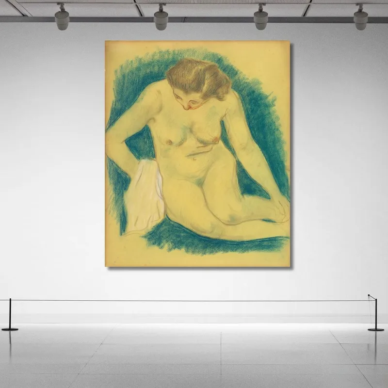 Desnudo Sentado Visto Desde Arriba Paul Gauguin