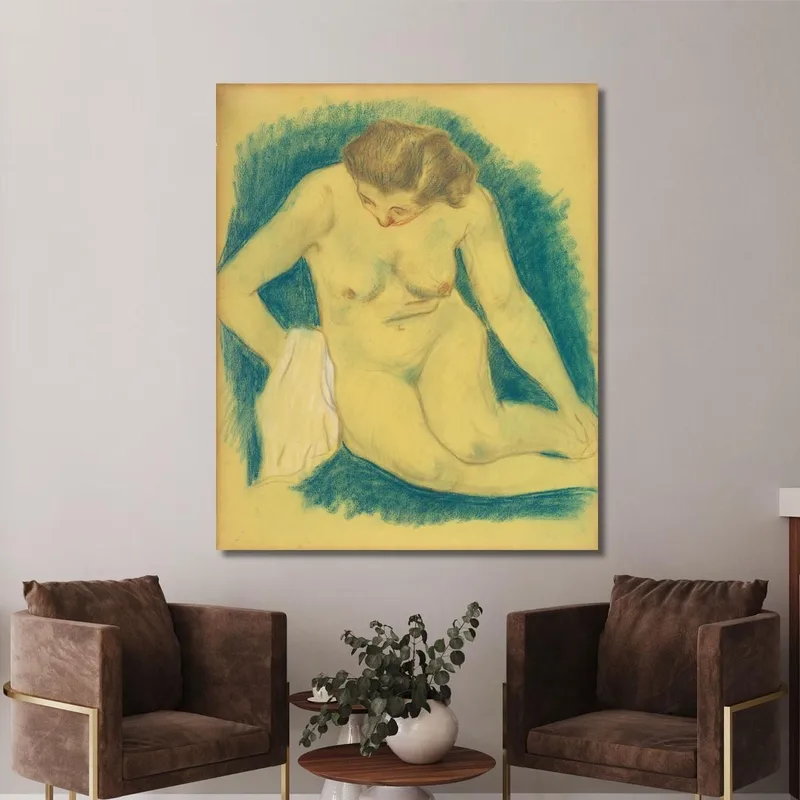 Desnudo Sentado Visto Desde Arriba Paul Gauguin