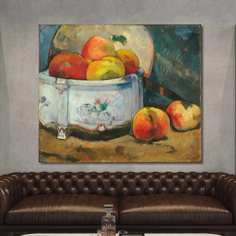 Natura Morta Con Pesche Paul Gauguin
