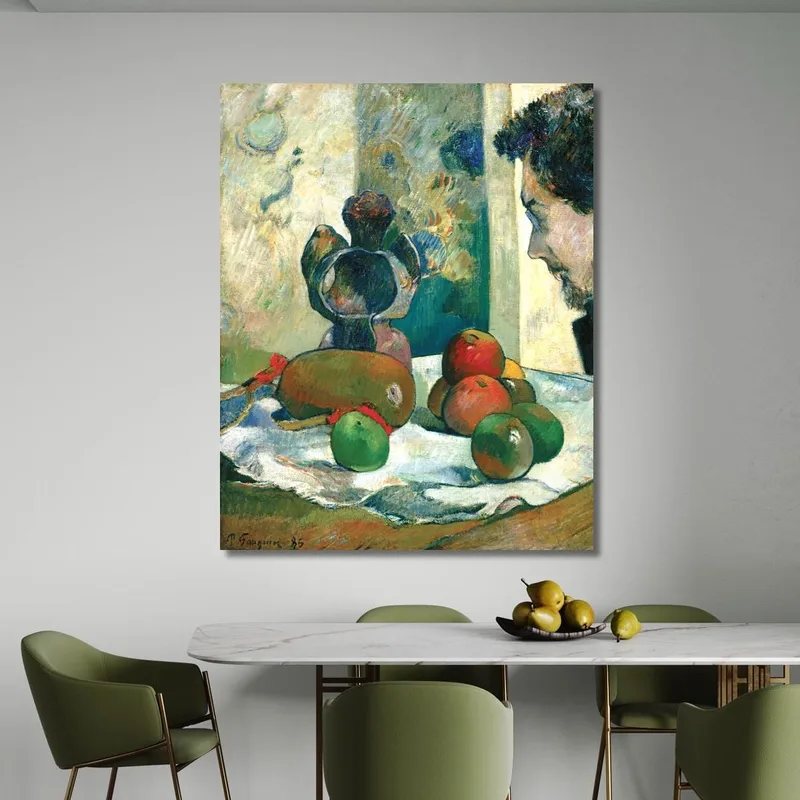 Nature Morte Au Profil De Laval Paul Gauguin