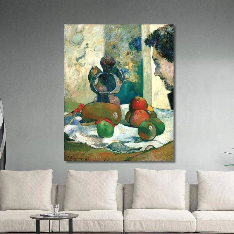 Nature Morte Au Profil De Laval Paul Gauguin