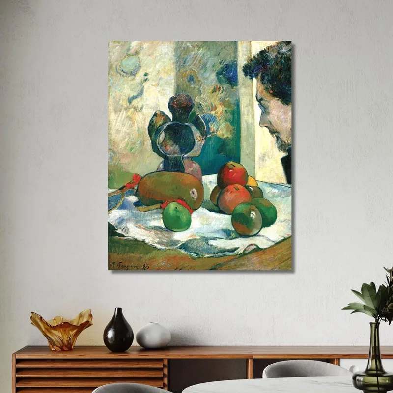 Nature Morte Au Profil De Laval Paul Gauguin