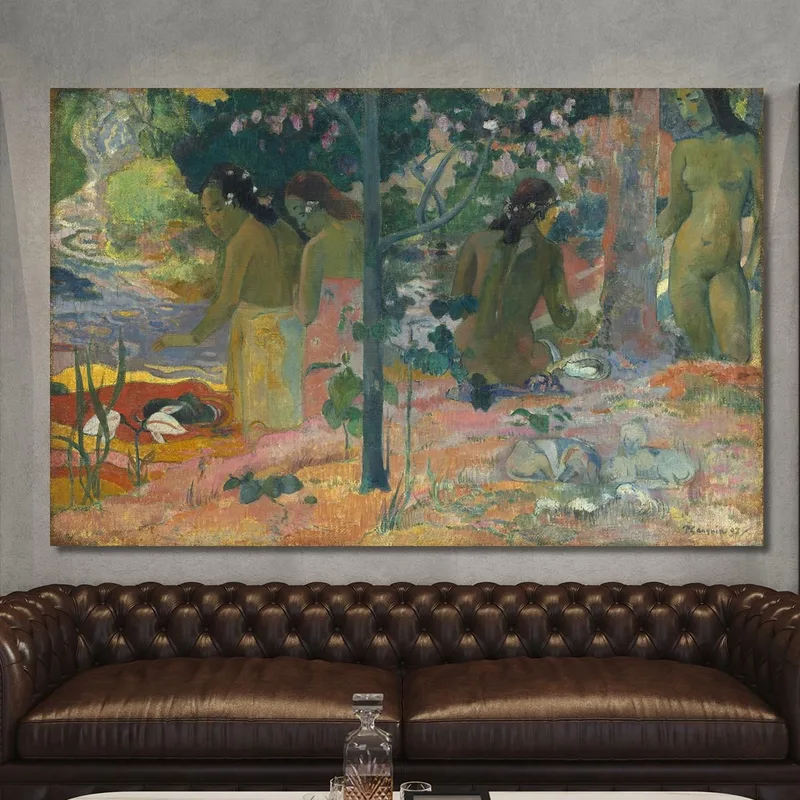 Los Bañistas Paul Gauguin