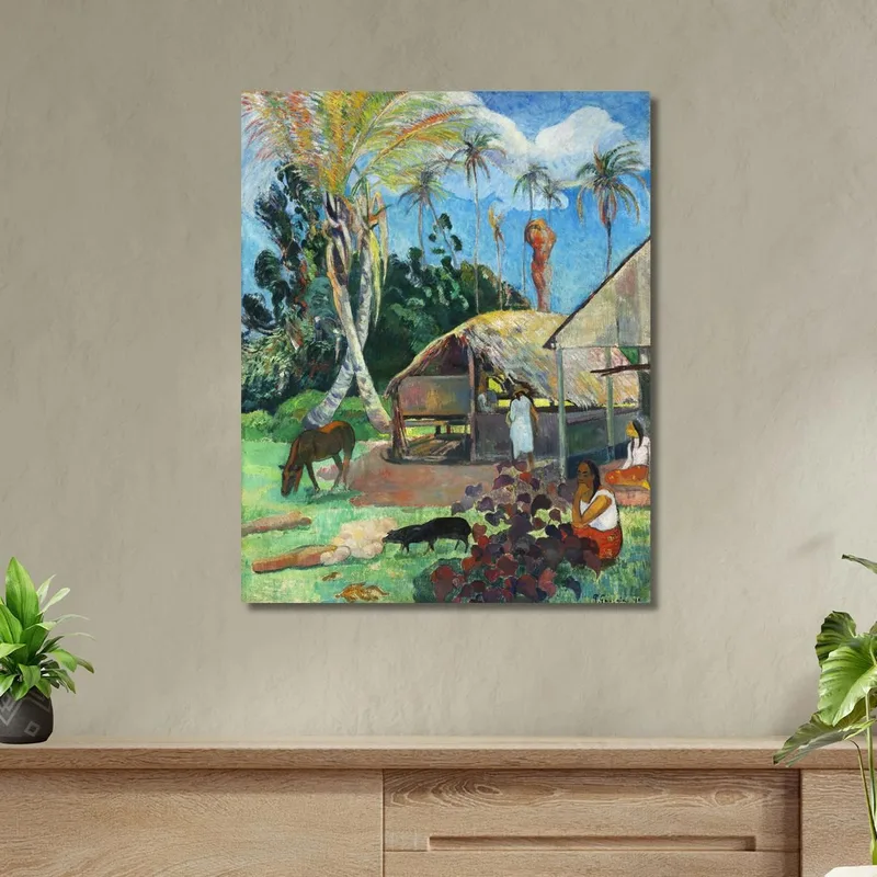 Les Cochons Noirs Paul Gauguin