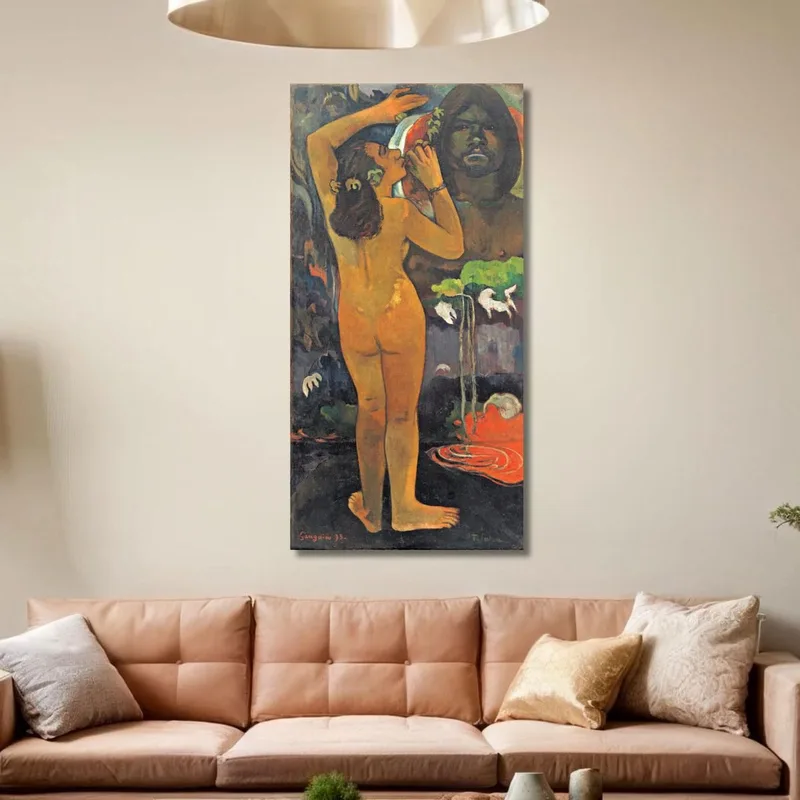The Moon And The Earth Painting Paul Gauguin
