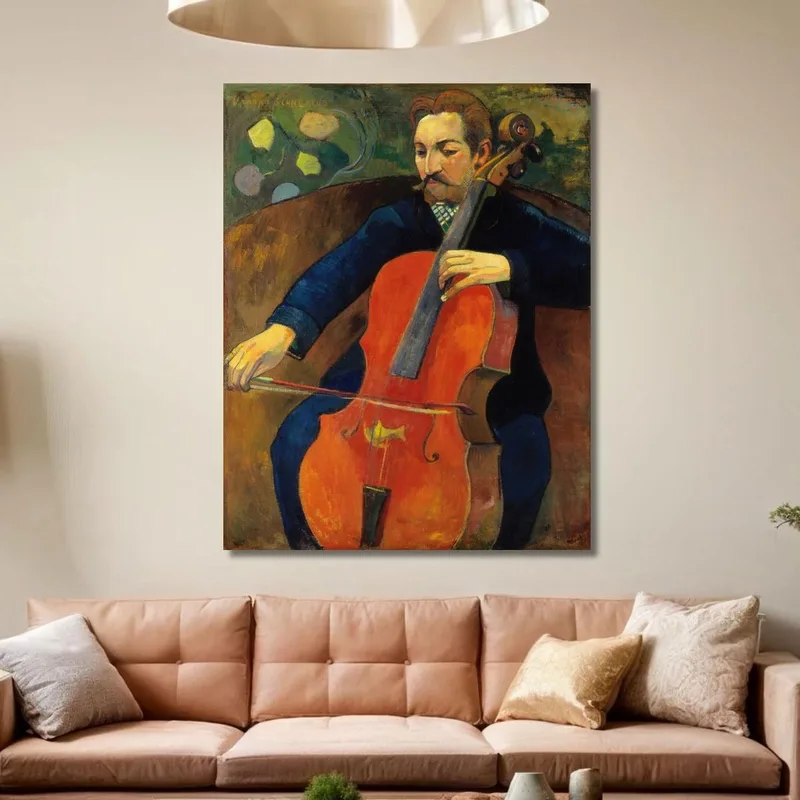 El Violonchelista Schneklud Paul Gauguin