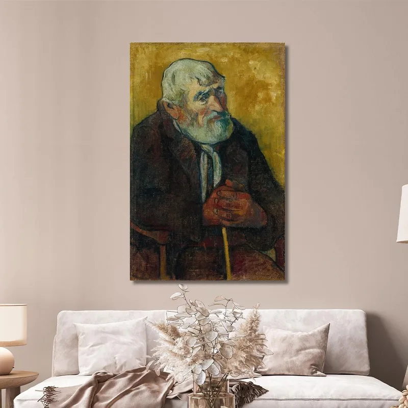 Viejo Con Bastón Paul Gauguin