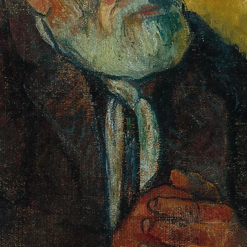 Viejo Con Bastón Paul Gauguin