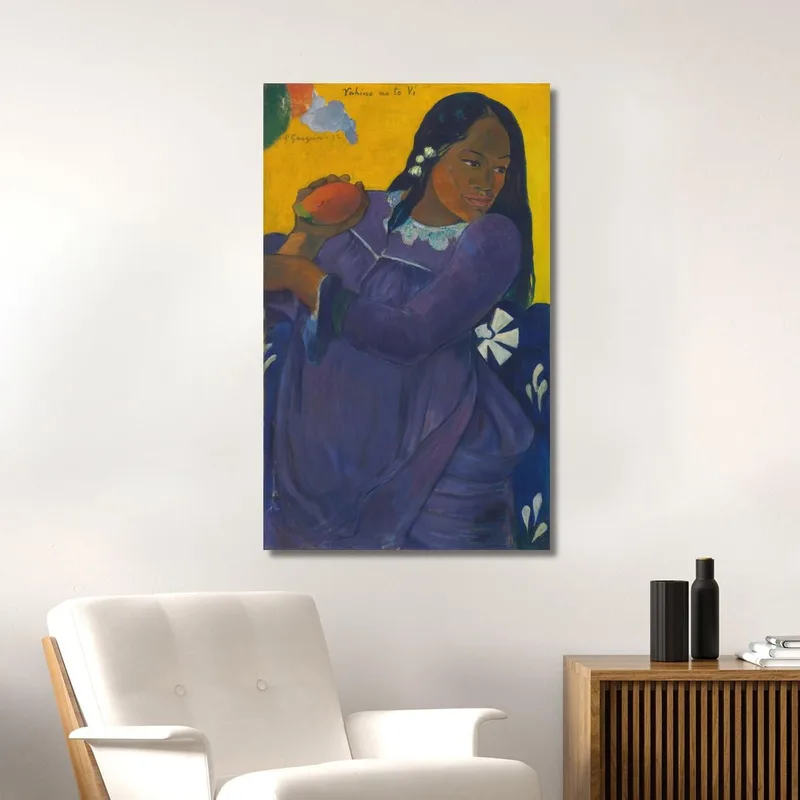 Mujer Con Mango Paul Gauguin