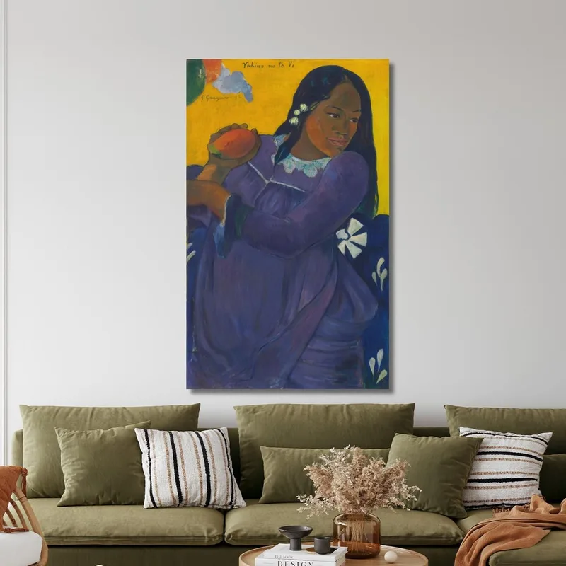 Mujer Con Mango Paul Gauguin