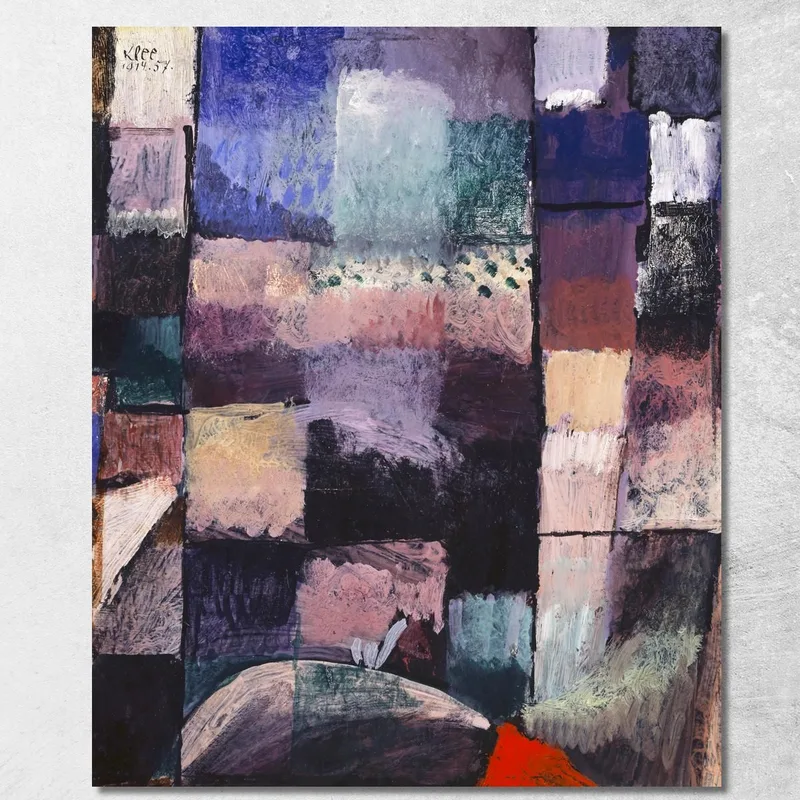A Proposito Di Un Motivo Di Hammamet Paul Klee quadro stampa su tela