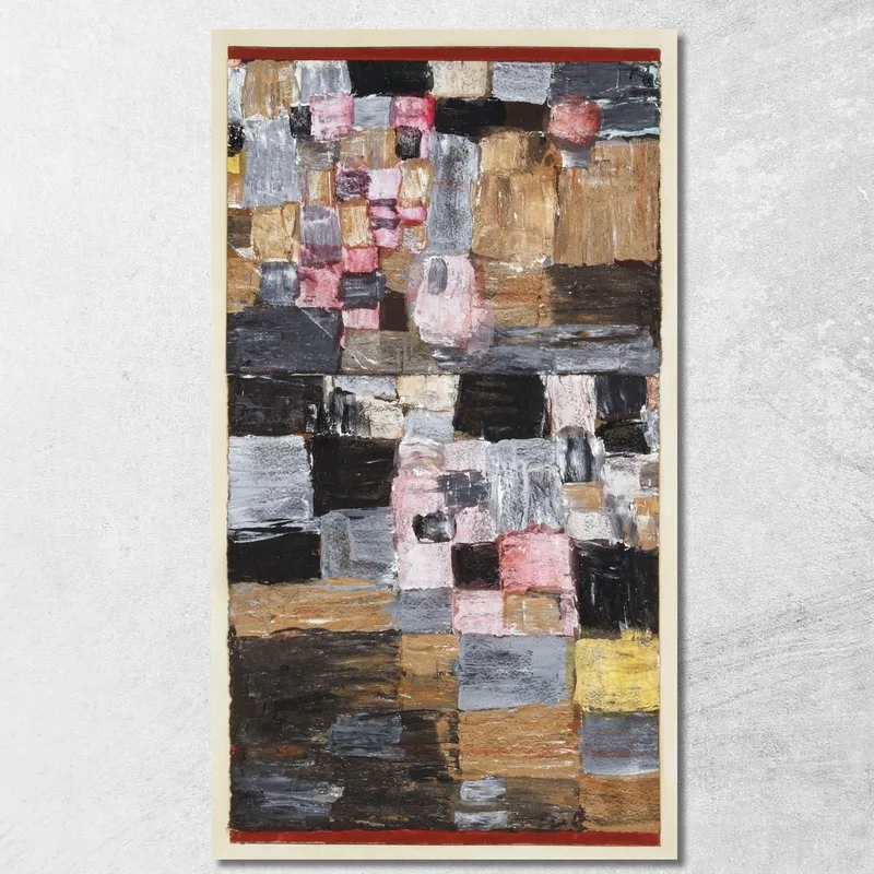 Ascesa Di Una Città Paul Klee quadro stampa su tela