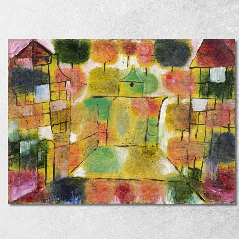 Ritmi Degli Alberi E Dell'Architettura Paul Klee quadro stampa su tela