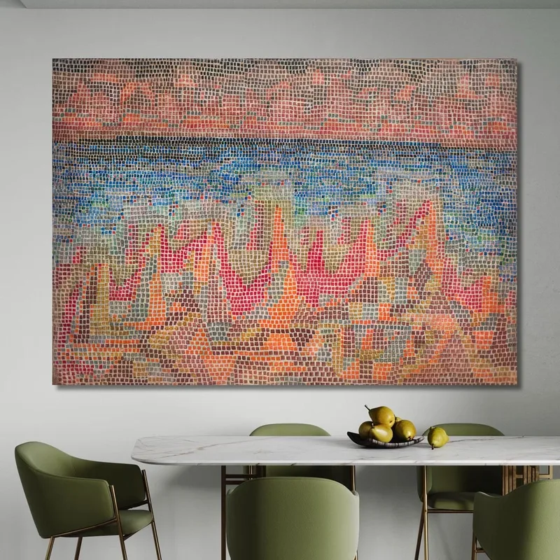 Falaises Sur Le Lac Paul Klee