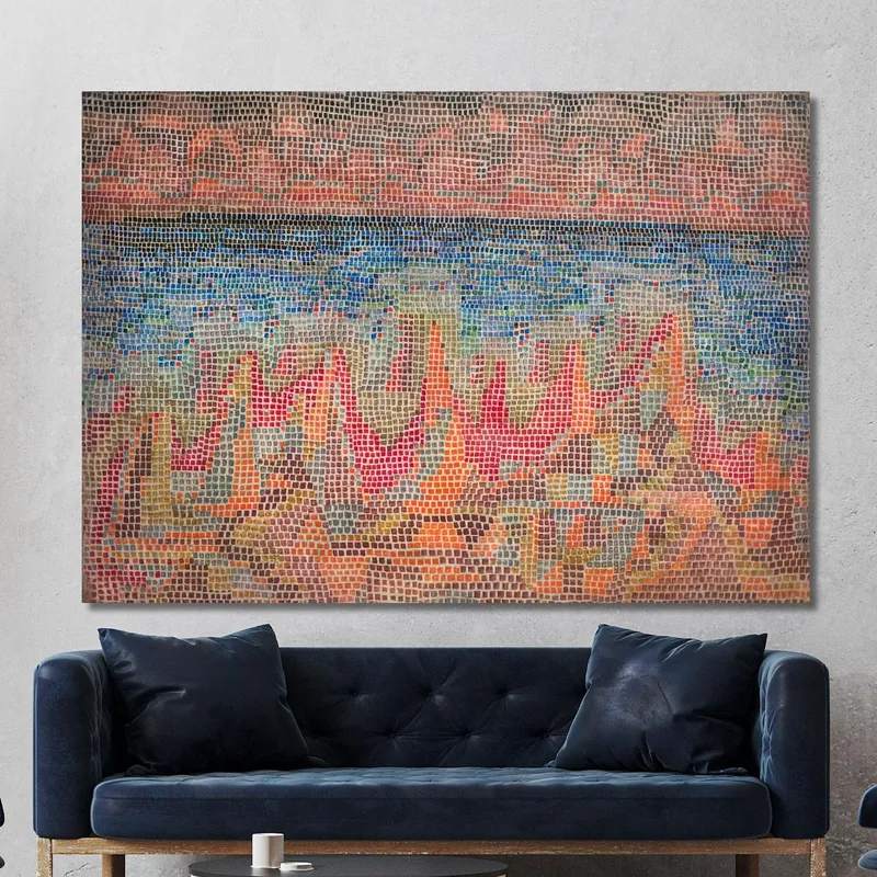 Falaises Sur Le Lac Paul Klee