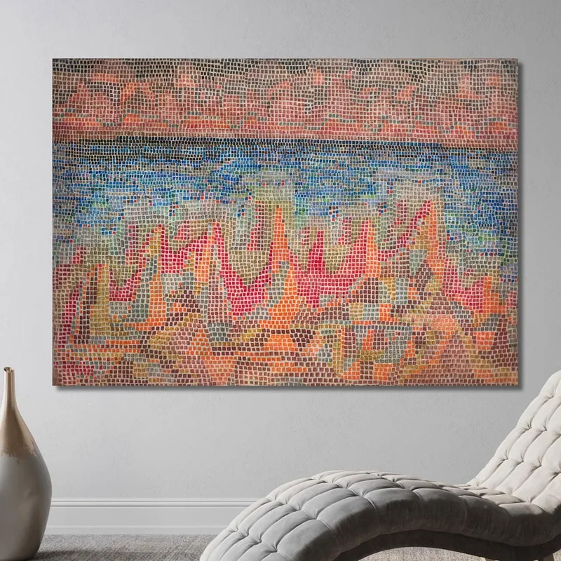 Falaises Sur Le Lac Paul Klee