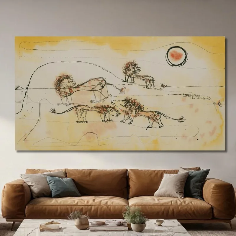 Une Fierté De Lions Paul Klee