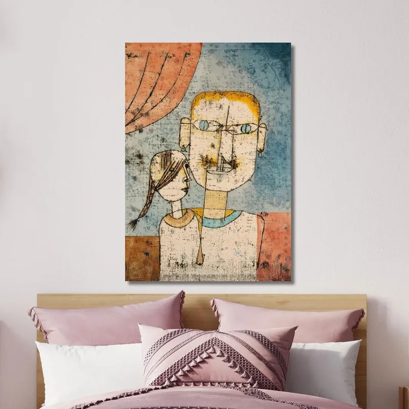 Adam Et La Petite Ève Paul Klee