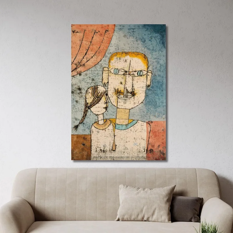 Adam Et La Petite Ève Paul Klee