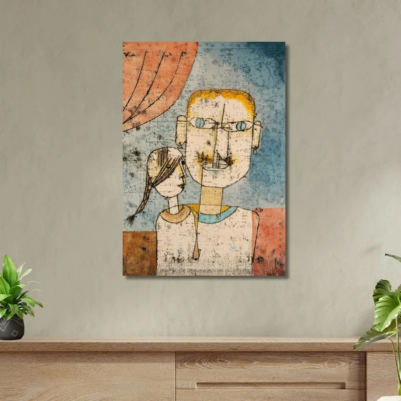 Adam Et La Petite Ève Paul Klee
