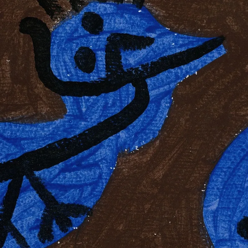 Blue-Bird-Kürbis Paul Klee