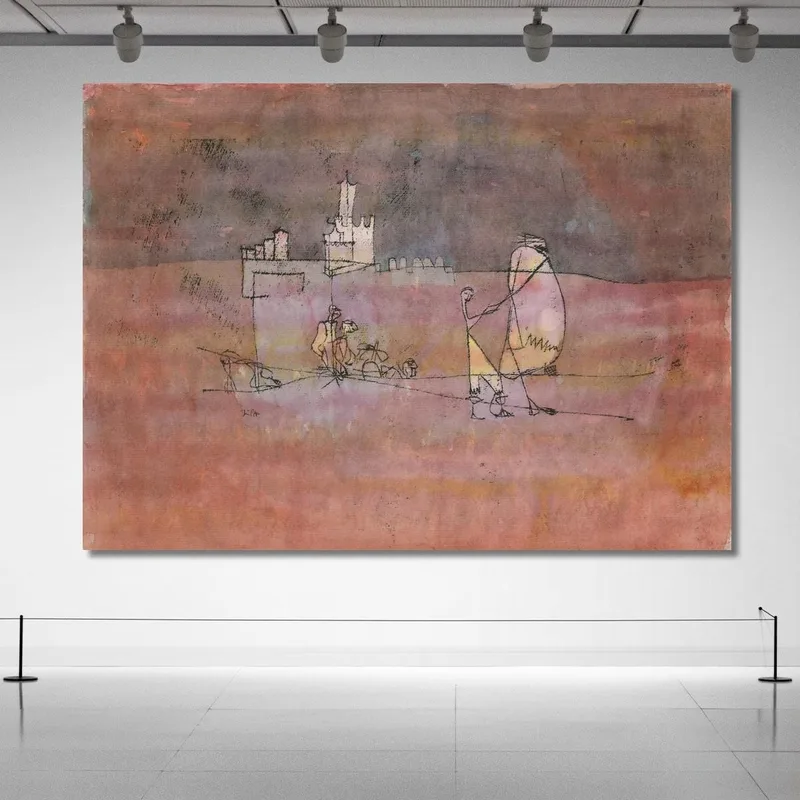 Épisode Avant Une Ville Arabe Paul Klee