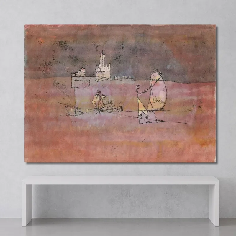 Épisode Avant Une Ville Arabe Paul Klee
