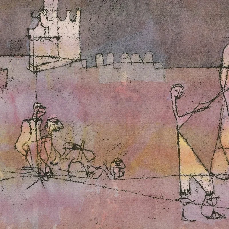 Épisode Avant Une Ville Arabe Paul Klee