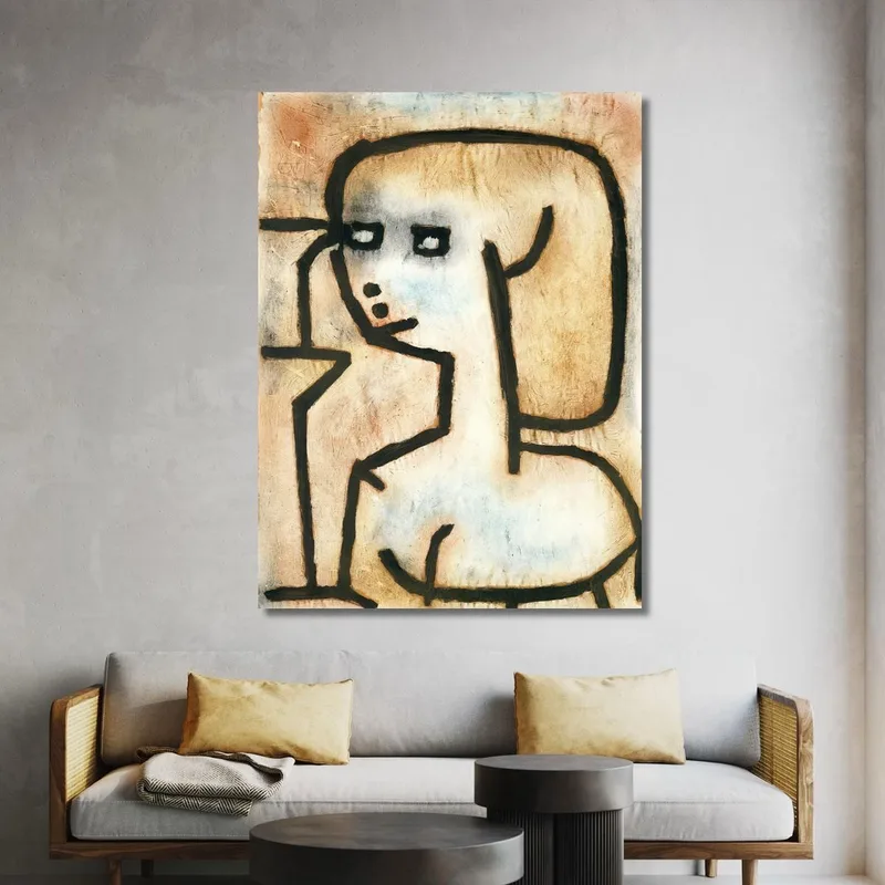 Fille En Deuil Paul Klee