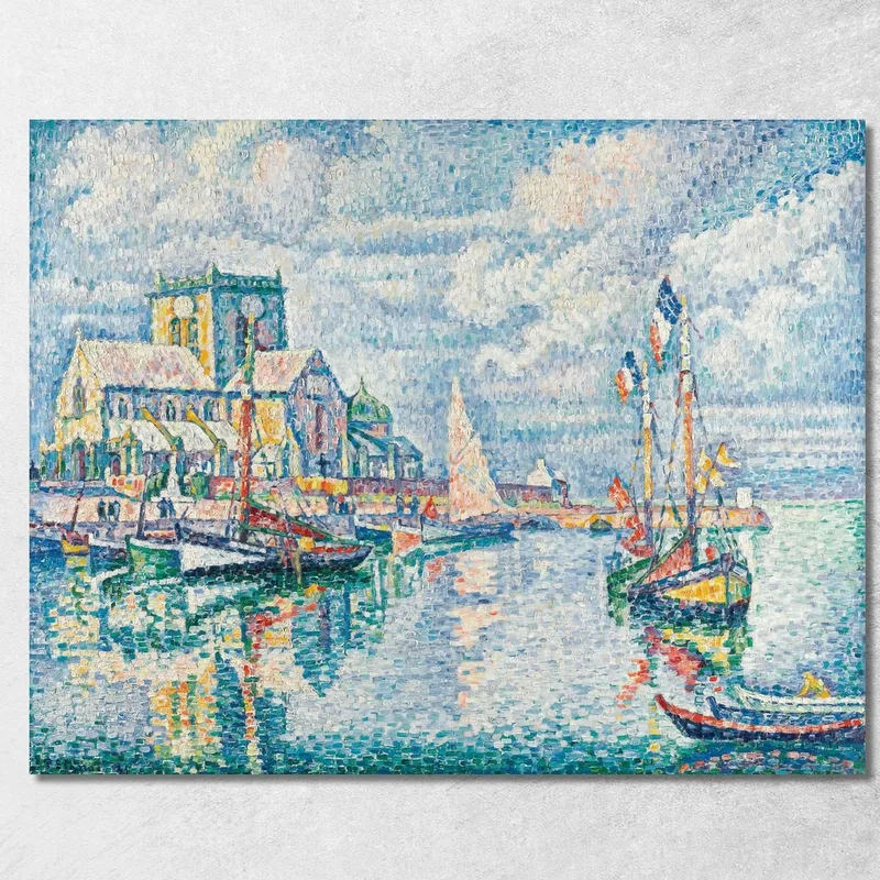 Barfleur Paul Signac quadro stampa su tela